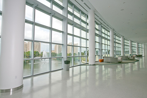 Interior of the Student Center at the University of Miami